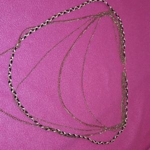Multiple chain necklace